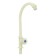 Tap for one water Zein Z2018, round handle, plastic, high R-shaped spout, rice color
