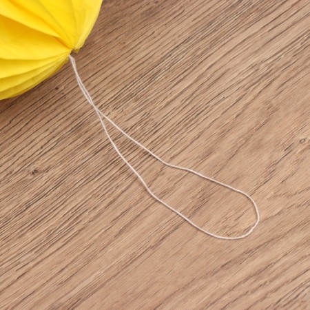 Ball paper decorative, diameter 30 cm, col. yellow-1