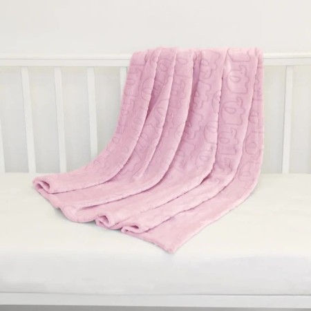 Blanket - Olye Cover, size 100x118 cm, pink color-1