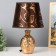The desktop lamp with the lampshade E14 "Flowering" 33x20x16 cm