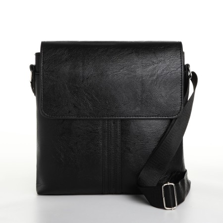 Male bag, black color-1