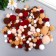 Decor for creativity "Pomponchiki. Autumn time" d = 1-3 cm set 135 pcs