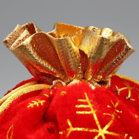 Gift bag "New Year's comfort", snowflakes, embossing, 16 x 24 cm, New Year-3