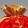 Gift bag "New Year's comfort", snowflakes, embossing, 16 x 24 cm, New Year