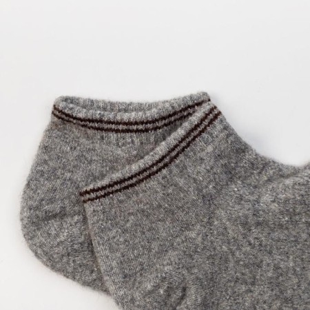 Male socks from Mongolian wool, gray color, size 29 (43-45)-1
