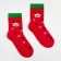 Baby socks with a plush follow, the color is red, size is 18-20