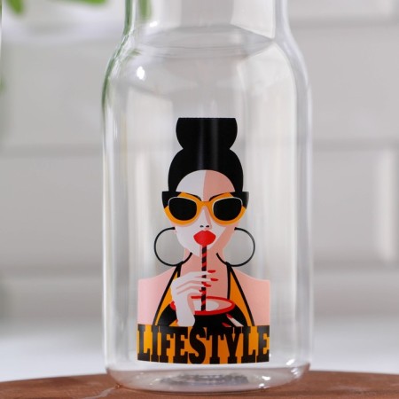 Lifestyle Set: A jug 600 ml, glass 250 ml, tube-4