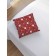 Decorative pillowcase "Santa in snowflakes", on a zipper, size 45x45 cm