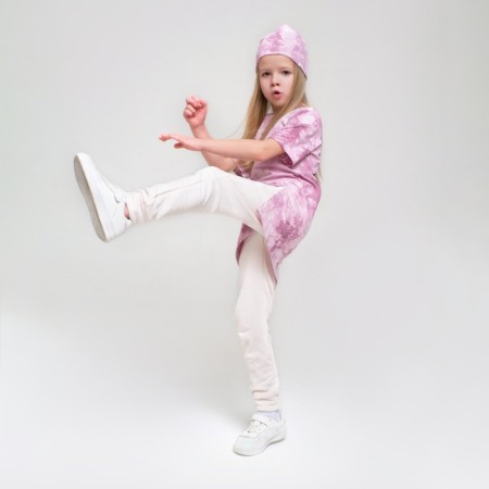 Children's cap KAFTAN "Dream", p. 48, lilac tai-dai-4