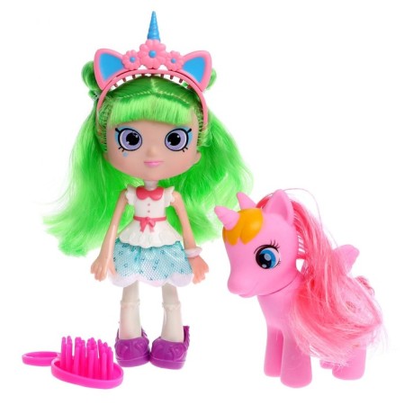 Fashionable "Susie" doll with ponies, with accessories, mix-4