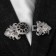 Cardigan clamp "East", black color in black silver