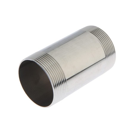 Zein barrel, 2 ", length 100 mm, external thread, stainless steel, packing 2 pcs.