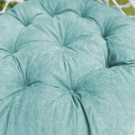 Pillow for swing "Tina", diameter 60 cm, color of heavenly blue-3