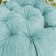 Pillow for swing "Tina", diameter 60 cm, color of heavenly blue