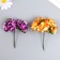 Decor for creativity "colorful flowers" mix, 9 cm (1 set = 1 bouquet) in the bouquet 6 flowers