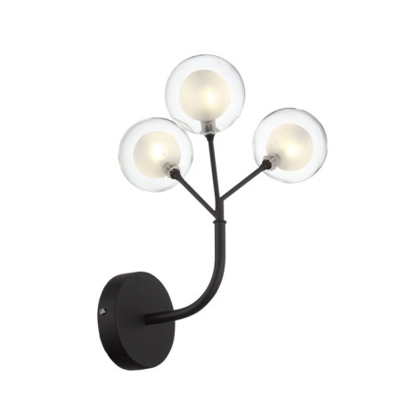Sconces st. SL376.401.03. Demele. 3x2 W, G4 LED, 15x20 cm, black color-5