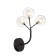 Sconces st. SL376.401.03. Demele. 3x2 W, G4 LED, 15x20 cm, black color