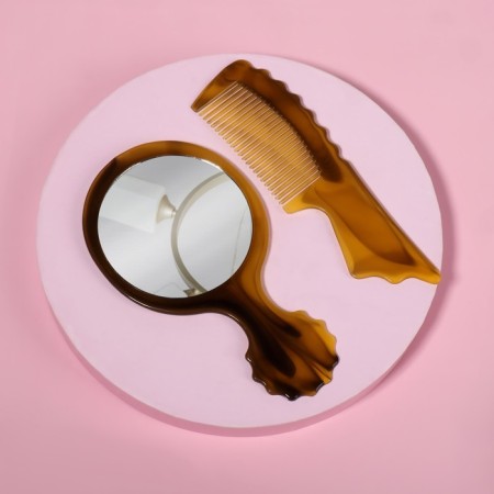 Set of hairdresser, 2 items, color "Amber"
