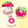 Stroller for dolls "Happy peanut" is universal, with a basket and bag