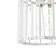 Chandelier 91287/3 E27 40W white-chrom 52x15x25 cm Bayerlux
