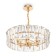 Suspended lamp Maytoni MOD043PL-06G, 6HE14, 60W, 51.7x51.7x66.8 cm, Color Gold