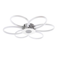 Chandelier 1802/6 LED 123W 4000k chrome 68x68x10 cm Bayerlux