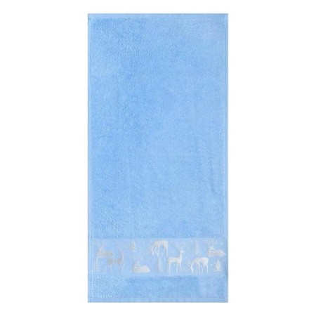 New Year's towel Taurus "Deer" 30x60 cm, 100% cotton, 360g/m2-1