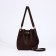 Cross-Bodi bag on a weight, brown color