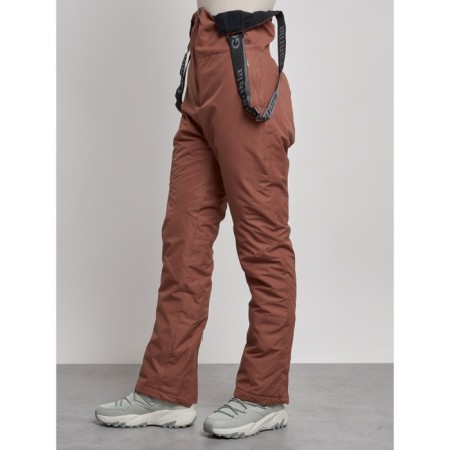 Semicunners of women's winter, size 42, brown color-5