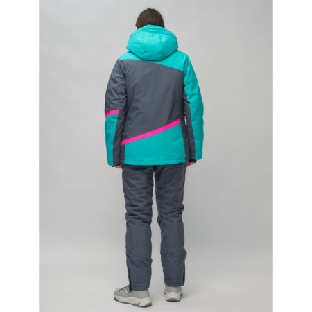 Ski costume is female, size 42, green color-22