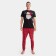 Pajama New Year's male KAFTAN "Santa Claus", red/black color, size 52