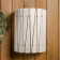 The lampshade is semicircular, triangular 29x27.5x6 cm