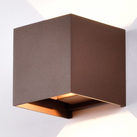 Street lamp Mantra Davos, Led, 1100lm, 3000k, 100x100x100 mm, brown color-2