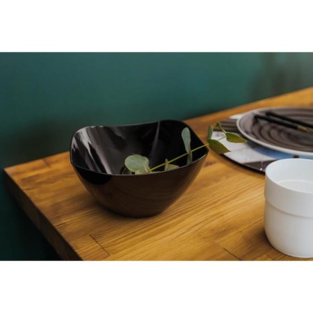 Rondo salad bowl, 1 l, black color-4