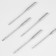 Needles for household sewing machines, for denim fabrics, No. 80/12, 5 pcs