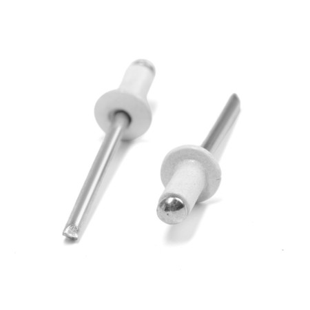 Rolls of the tundra krep, exhaust, aluminum-old, 4x10 mm, white, 50 pcs-2