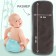 Liner in a reusable diaper 3-layer, coal bamboo/microfiber