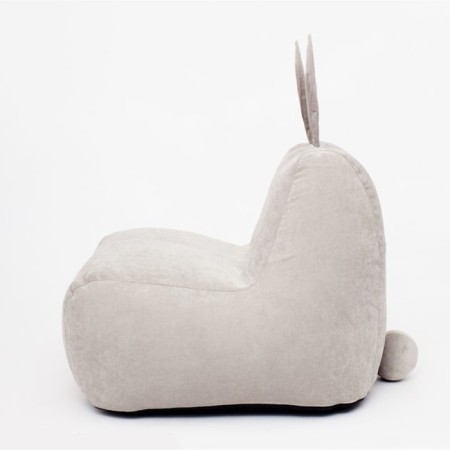 Milk-Milk chair, size 80x90 cm velor, milk color-2