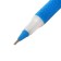 A set of ballpoint pens 12 pieces, 0.7mm, white housing with a rubber holder, blue ink, mix