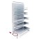 Rooster support, 40 cm, white color