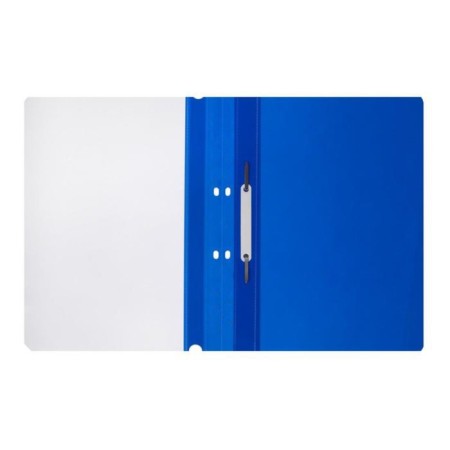 Calligrata, A4, 180 microns, blue, transparent top, perforation folder-1
