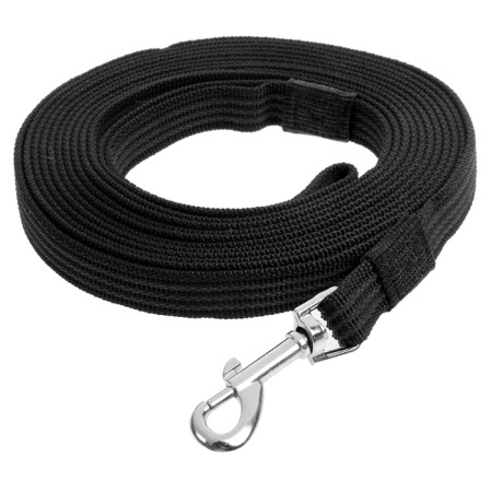 Land "Zononic" Kapron with latex thread, 5 m x 2 cm, black