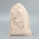 Bag gift suede "Faces", 16 x 24 cm +/- 1.5 cm