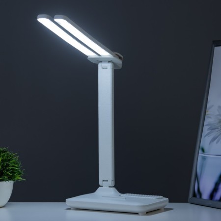 Table lamp touch "sliding" LED 15W AKB USB white 45x30x17 cm Risalux-2