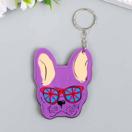 Trick Plastic "Bulldog in glasses" mix 6.8x5.5 cm-1
