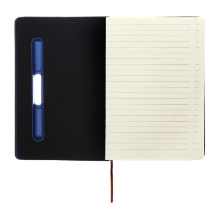 Leduced Diary A5, 96l, Lin, Holder for phone/tablet/handles, blue-7