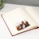 Photo album 29x32 cm. 50 sheets, "Classic" burgundy, claim. leather