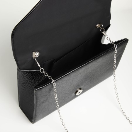 Female bag on a magnet, black color-4