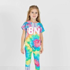 T -shirt for girls, height 110 cm, colorful color