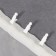 Close for curtains, 35 × 20 mm, white color